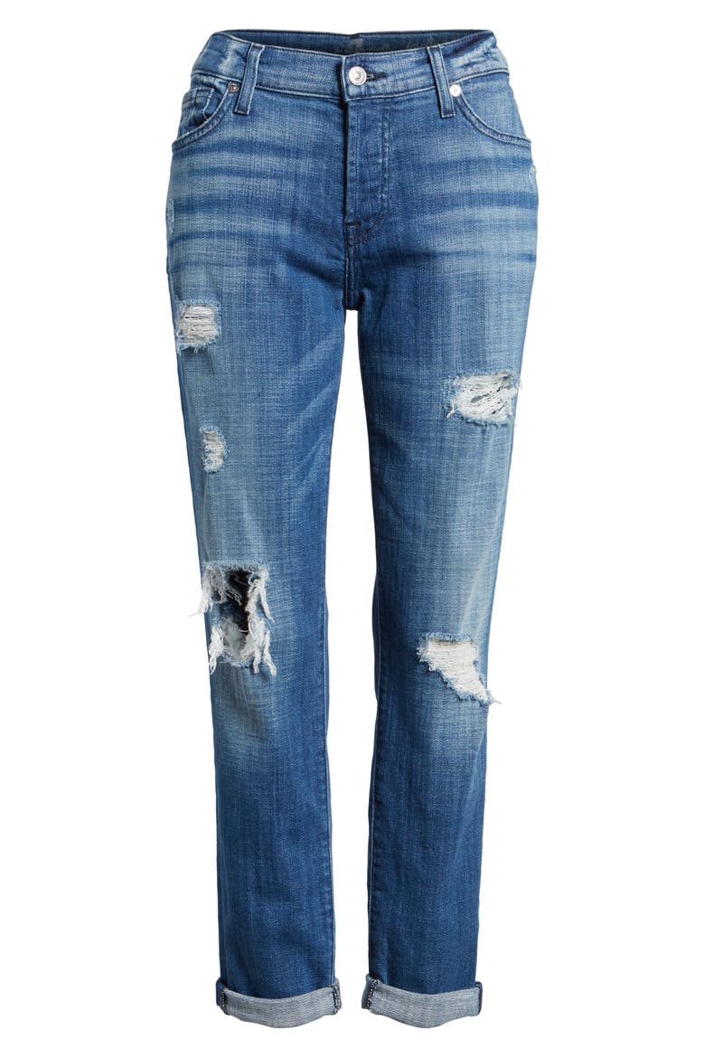 Josefina Boyfriend Jeans, Alternate, color, BOYD BLUE 2