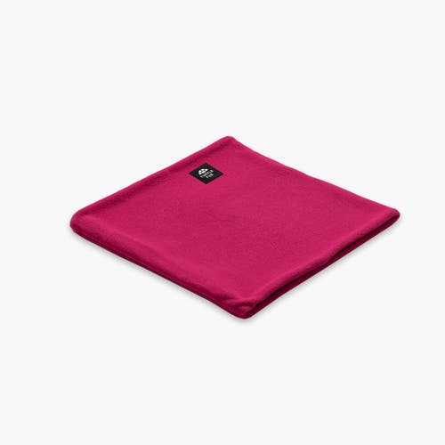 Turtle Fur Double-layer Fleece Neck Warmer In Pink