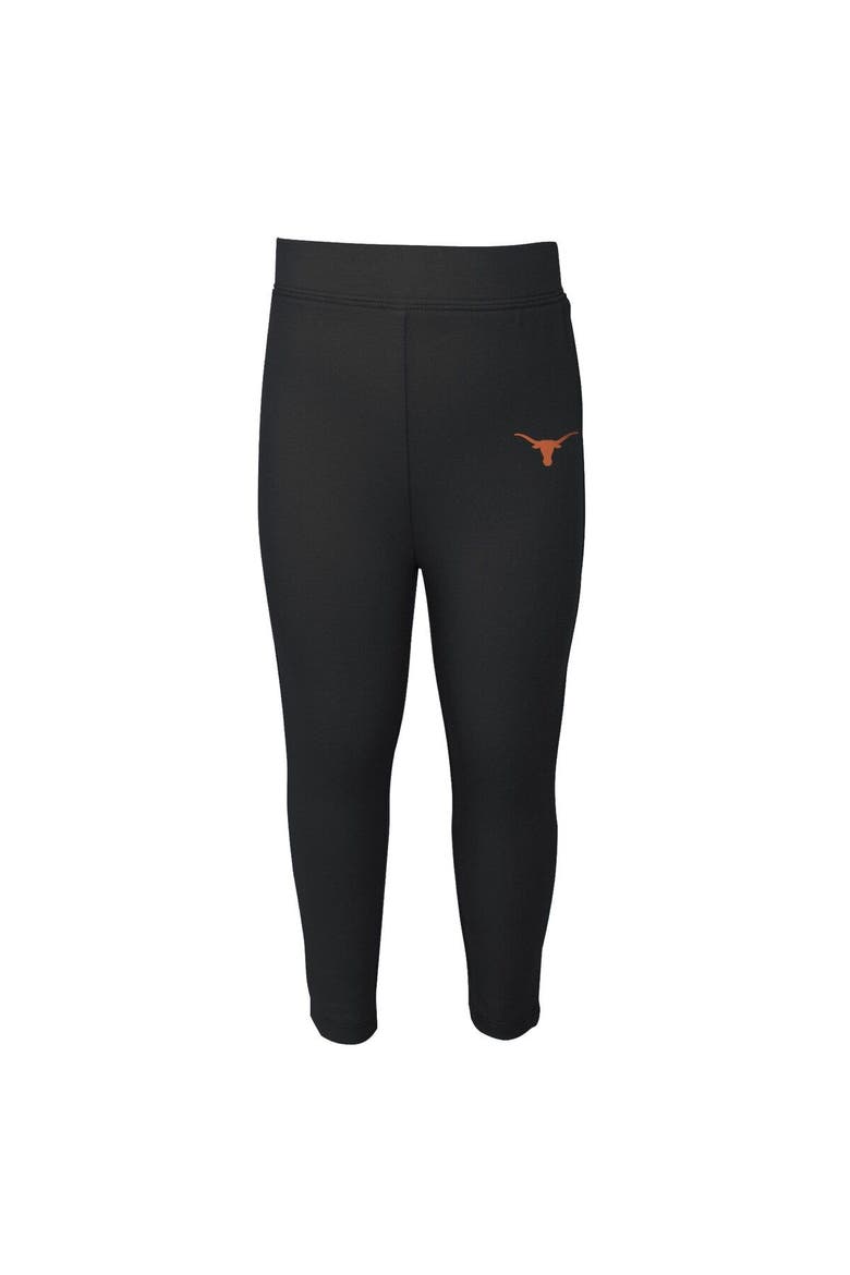 Infant Texas Orange/Black Texas Longhorns Forever Love T-Shirt & Leggings Set, Alternate, color, Burnt Orange