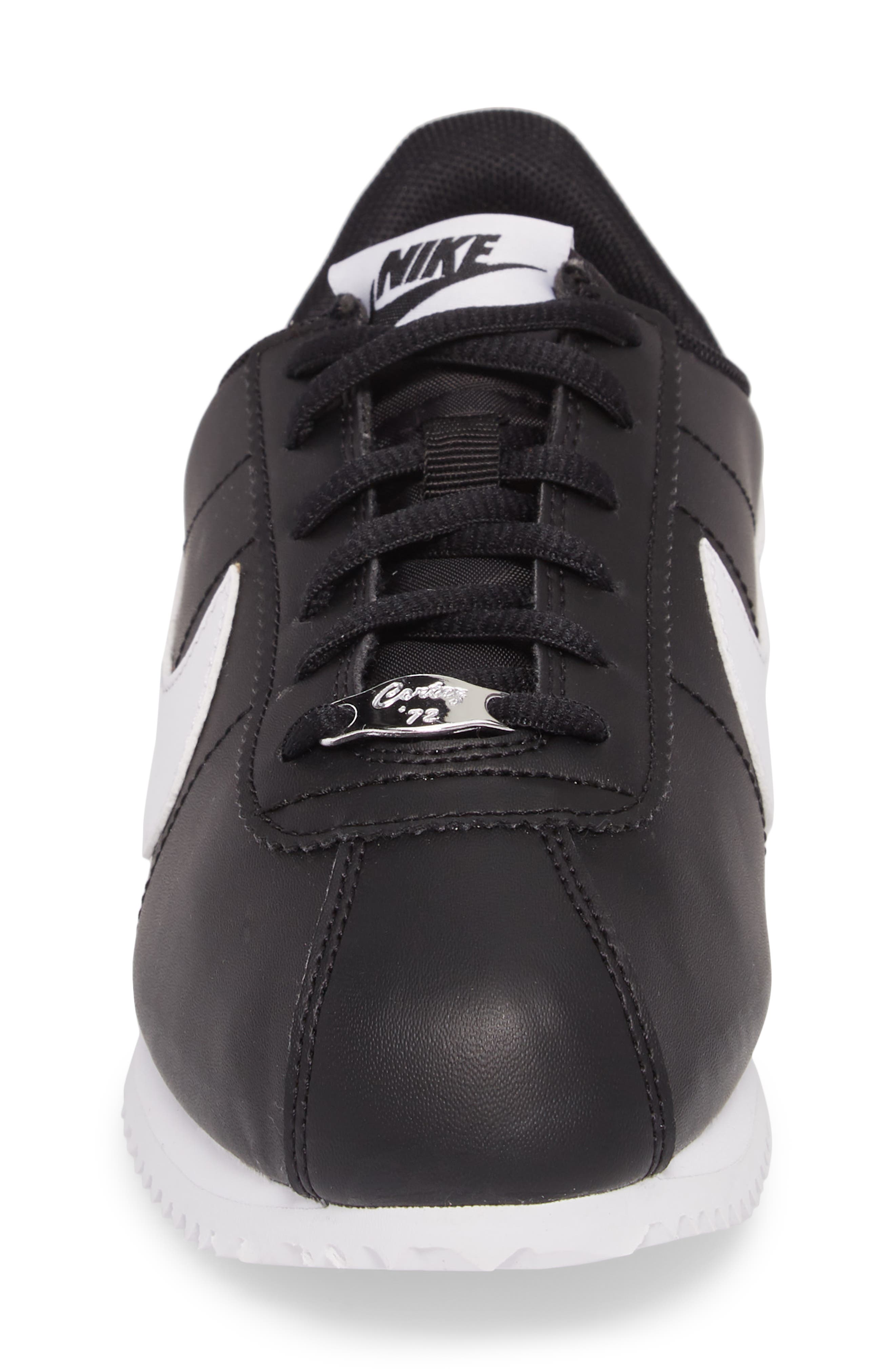 Kids' Cortez Basic SL Sneaker, Alternate, color, BLACK/ WHITE
