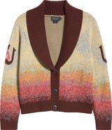 Pendleton Western Scenic Shawl Collar Cardigan