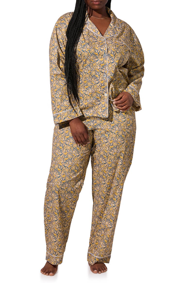 Cotton Lawn Pajamas, Alternate, color, THEODORE MANOR