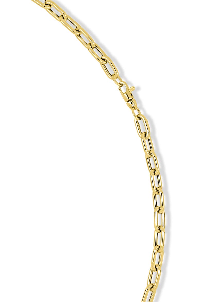 14k Gold Circle Charm Holder Necklace, Alternate, color, 14K YELLOW GOLD