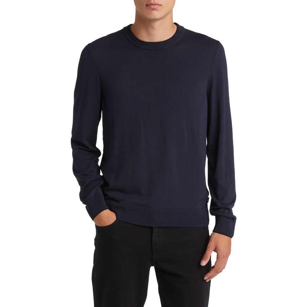 Hugo Boss Leno-p Slim Fit Wool Crewneck Sweater