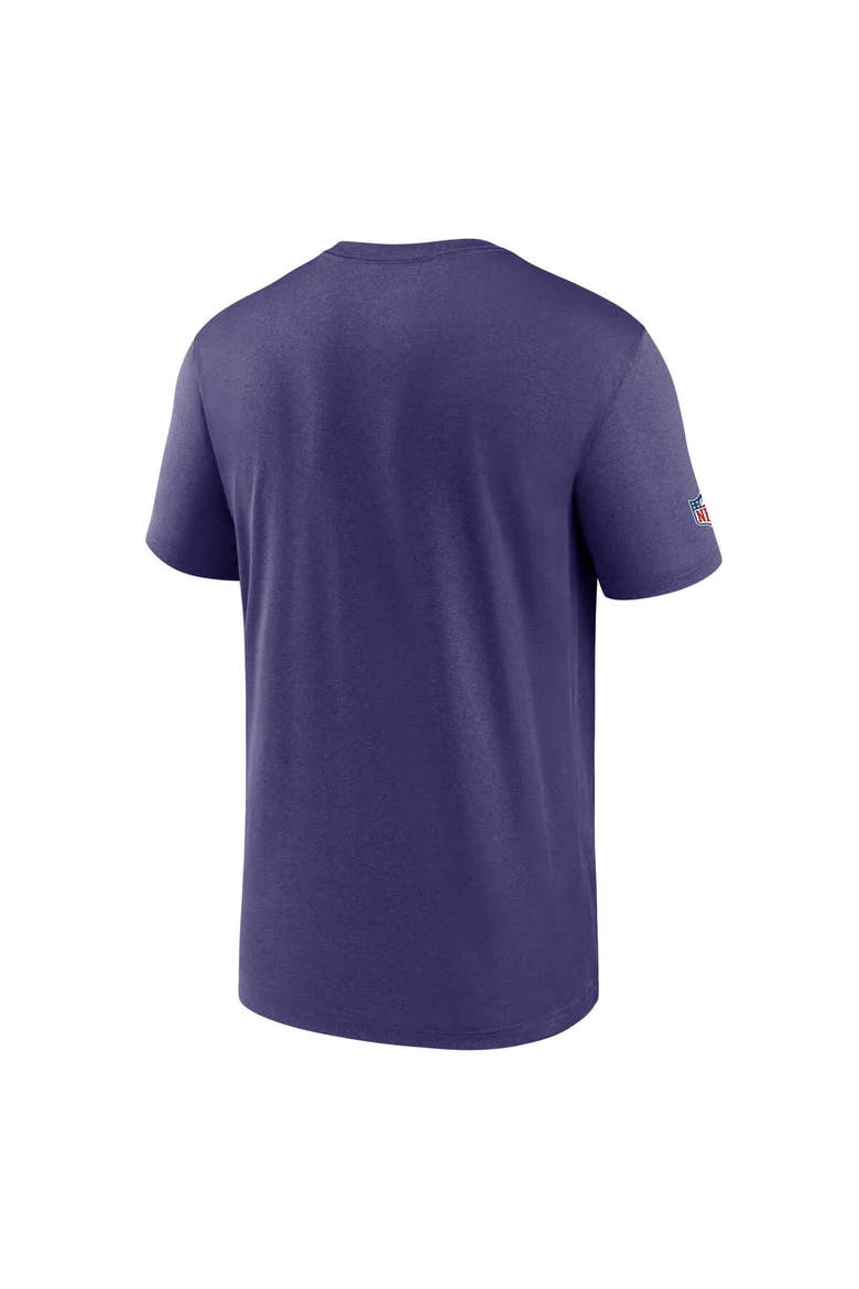 Men's Nike Purple Minnesota Vikings Sideline Alt Pack Small Logo Legend Performance T-Shirt, Alternate, color, Purple