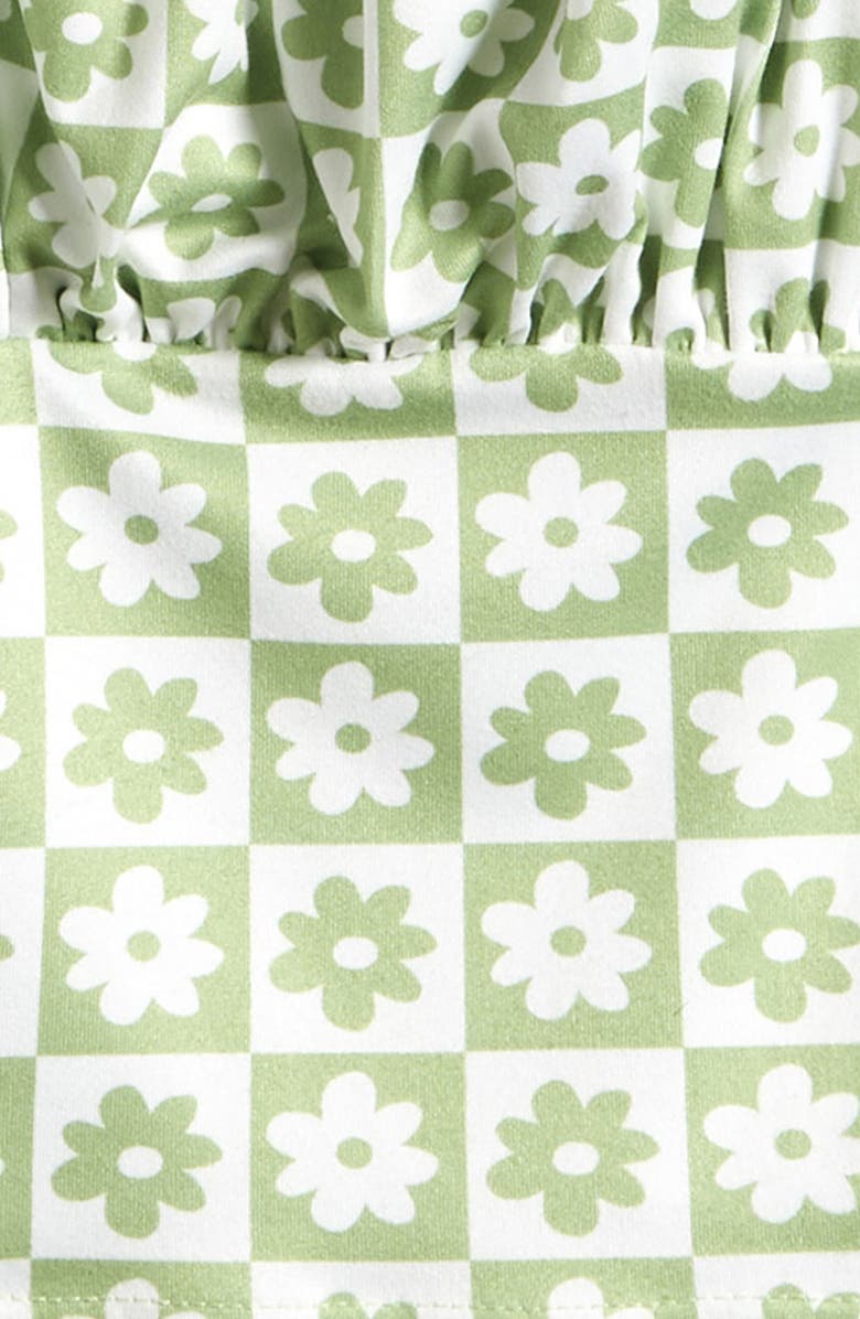 Good Luck Girl Kids' Floral Puff Sleeve Top, Alternate, color, 