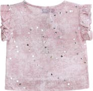 Mimi Tutu Mauve Cream Sequin Shorts Set