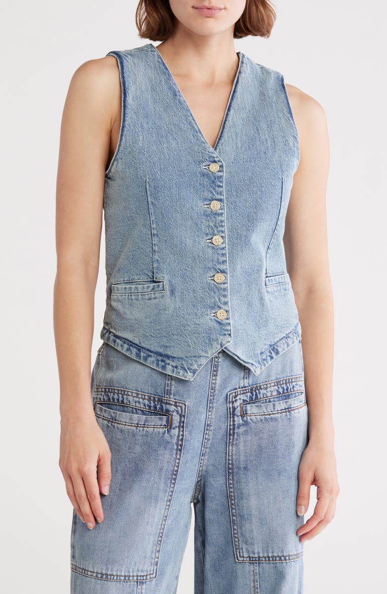 Habitual Denim Vest, Main, color,