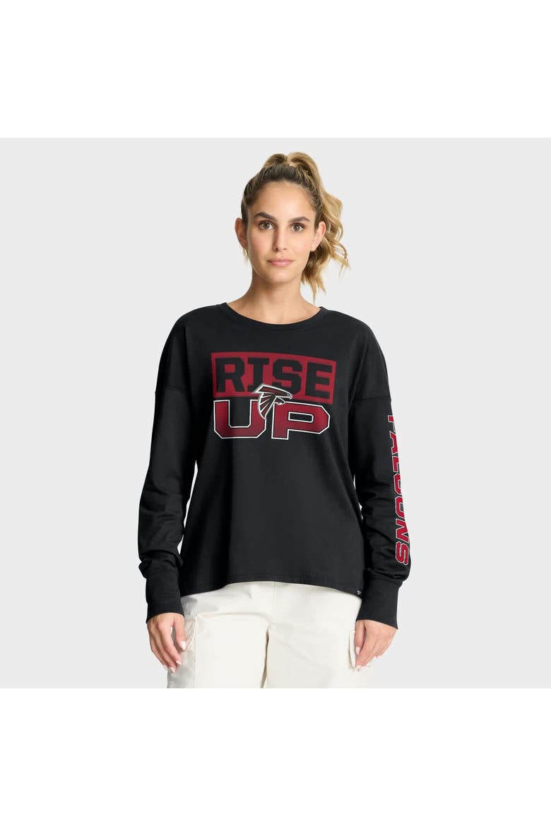 Women's Fanatics Black Atlanta Falcons Hometown Legacy Long Sleeve T-Shirt, Main, color, Black