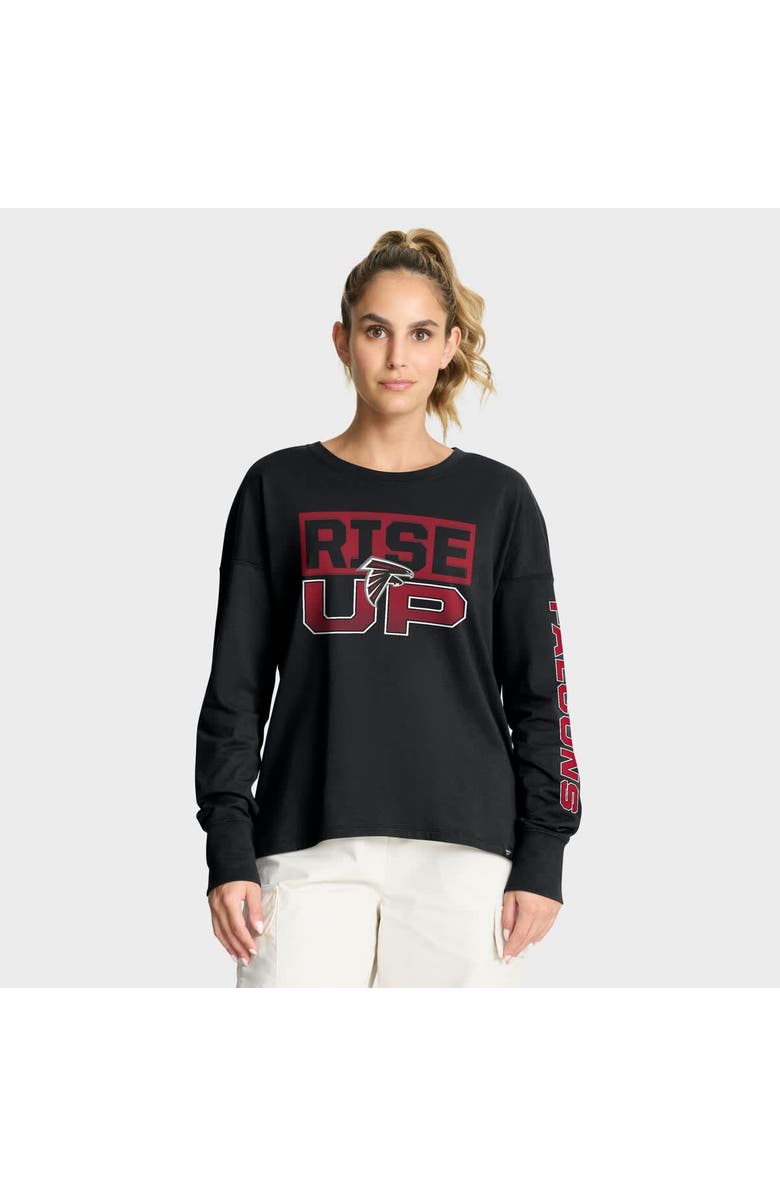 FANATICS Women's Fanatics Black Atlanta Falcons Hometown Legacy Long Sleeve T-Shirt, Main, color, Black