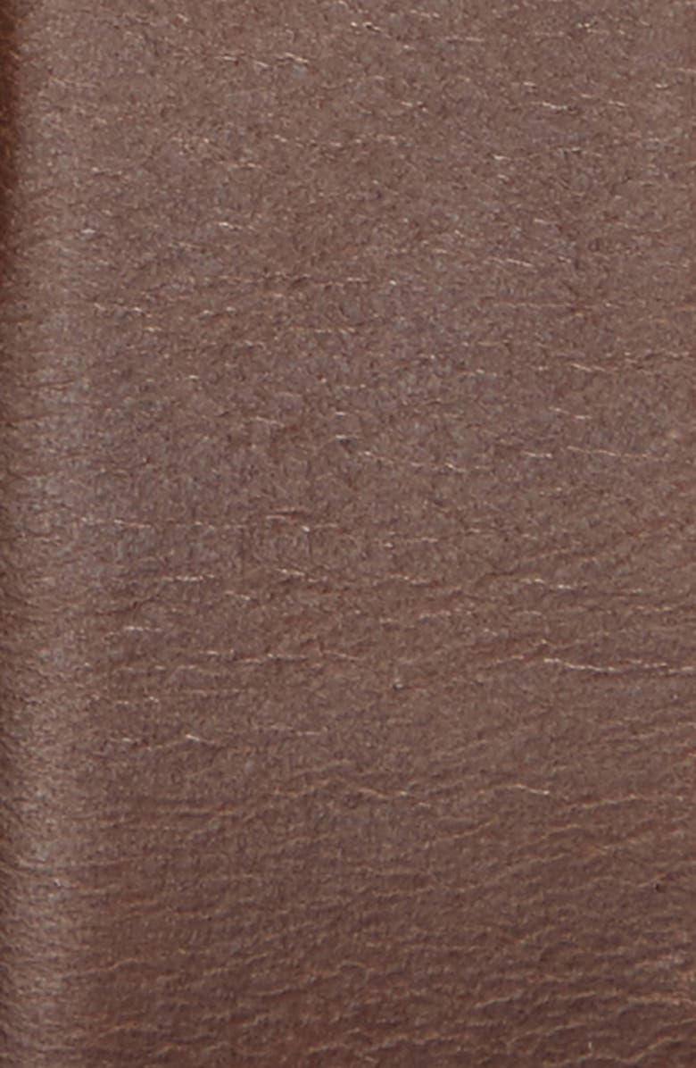 BOSS Celie Leather Belt, Alternate, color, Dark Brown