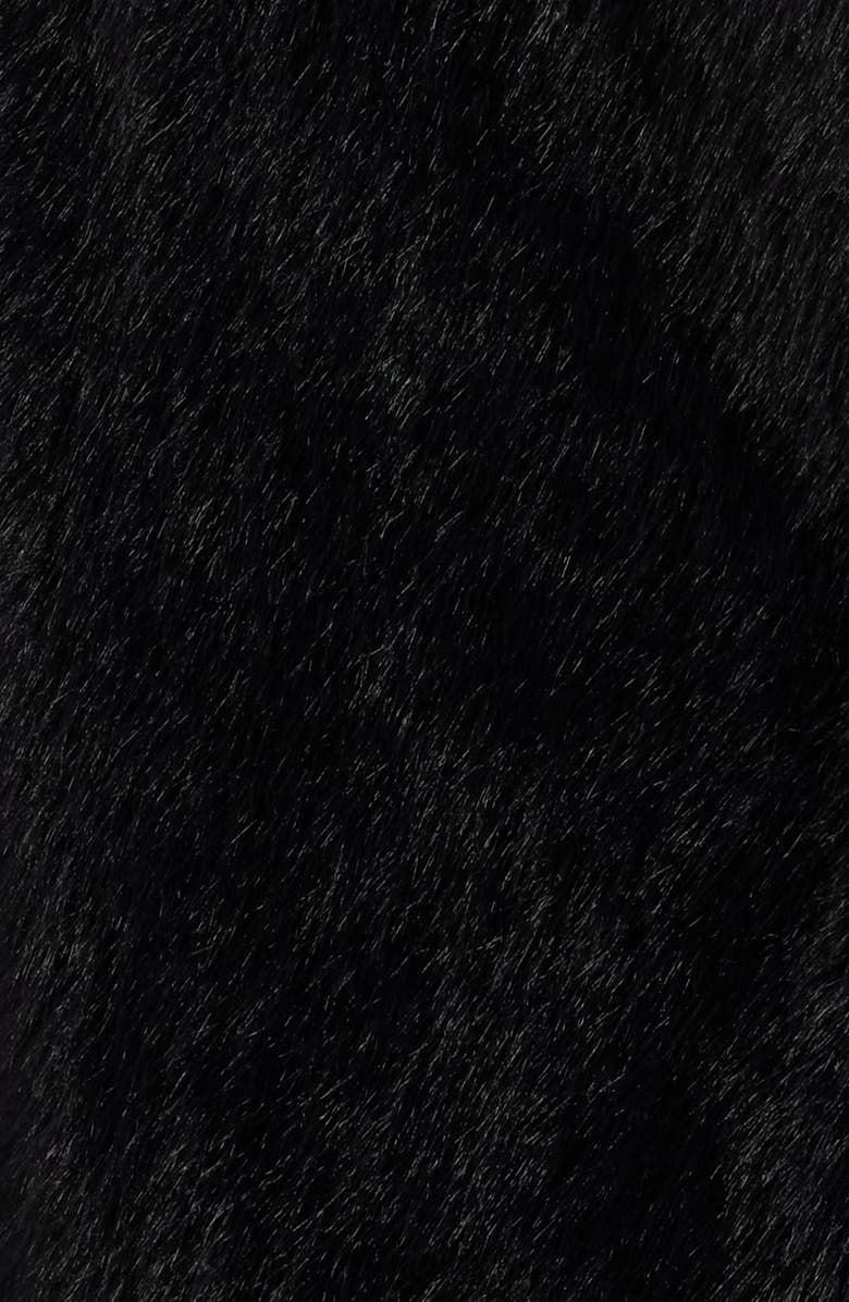 Via Spiga Notch Collar Faux Fur Shirt Jacket, Alternate, color, 