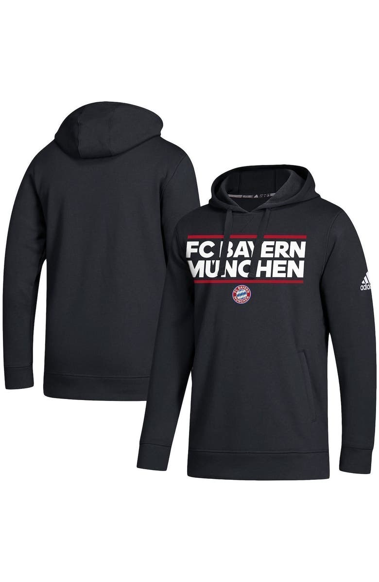 adidas Men's adidas Black Bayern Munich Lockup Pullover Hoodie, Alternate, color,