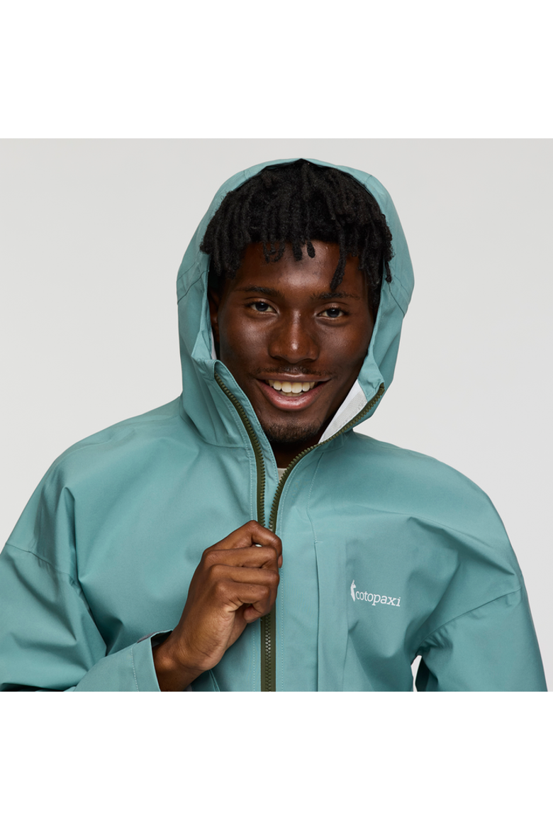 Cielo Rain Jacket - Men's, Alternate, color, Bluegrass And Silver Leaf