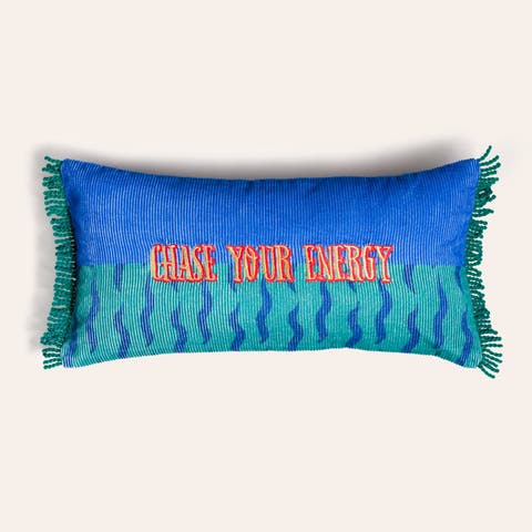 Ghuni Fringed Embroidered 100% Cotton Home Accent