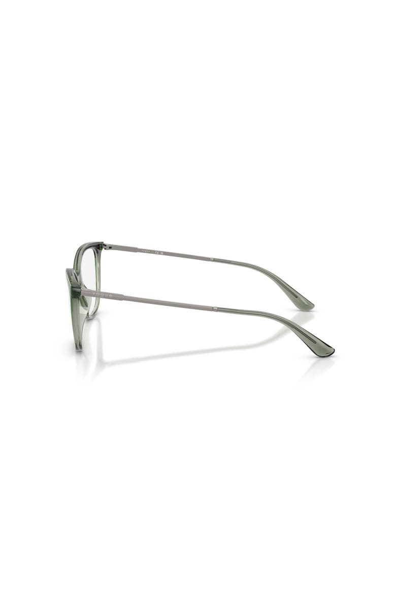 Vogue Eyewear 54mm Oval optical glasses, Alternate, color, Green