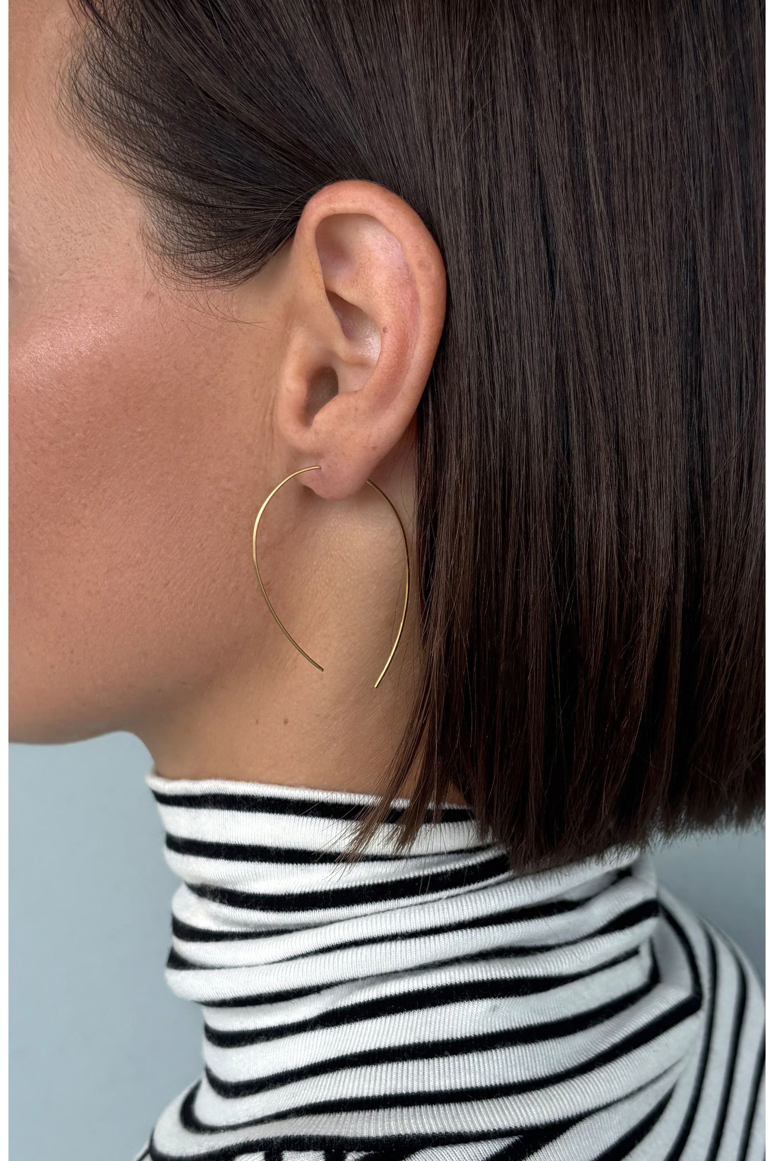 Wire Color Code Pu Adornia 14k Gold Plated Drop Wire Earrings (Women) | Nordstromrack