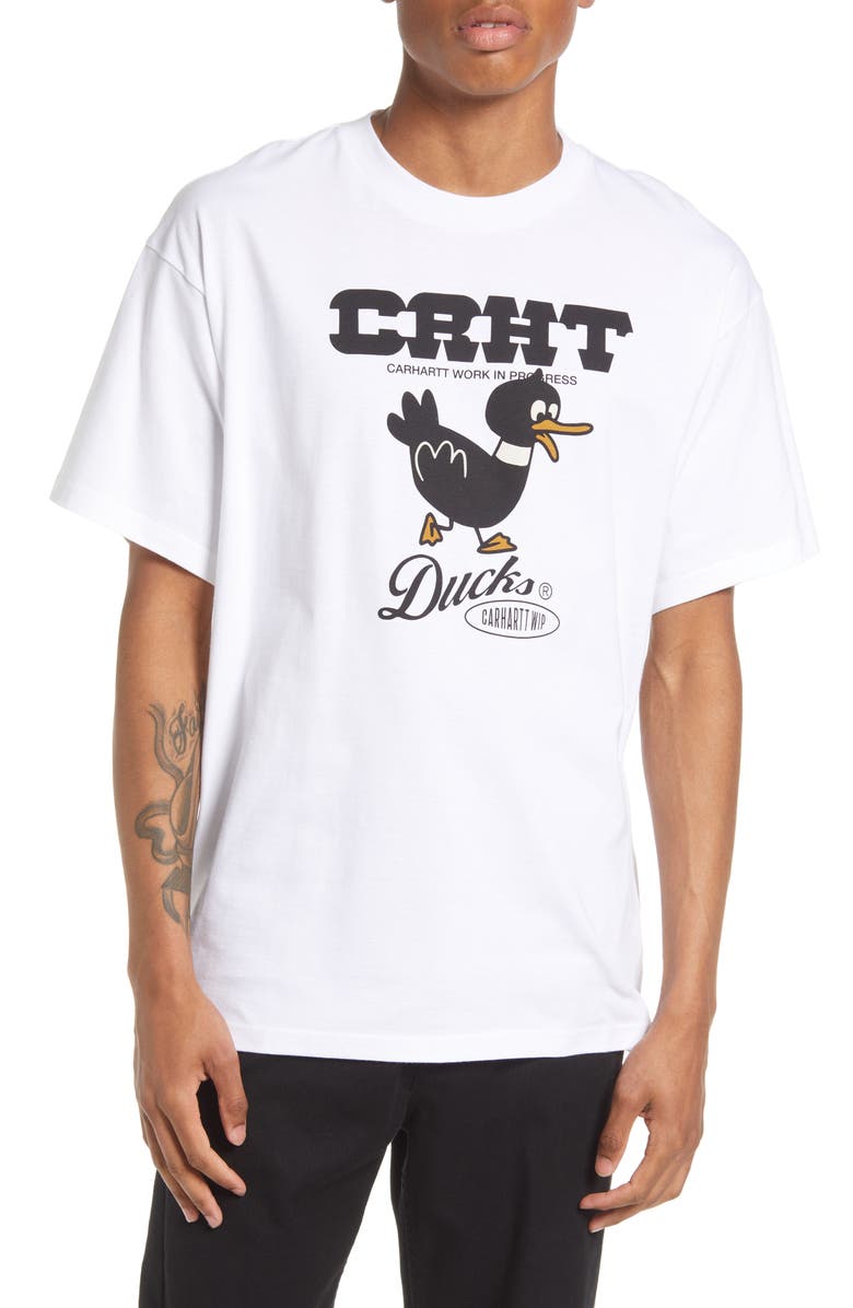 Carhartt Work In Progress Men's CRHT Ducks Organic Cotton Graphic Tee, Main, color,