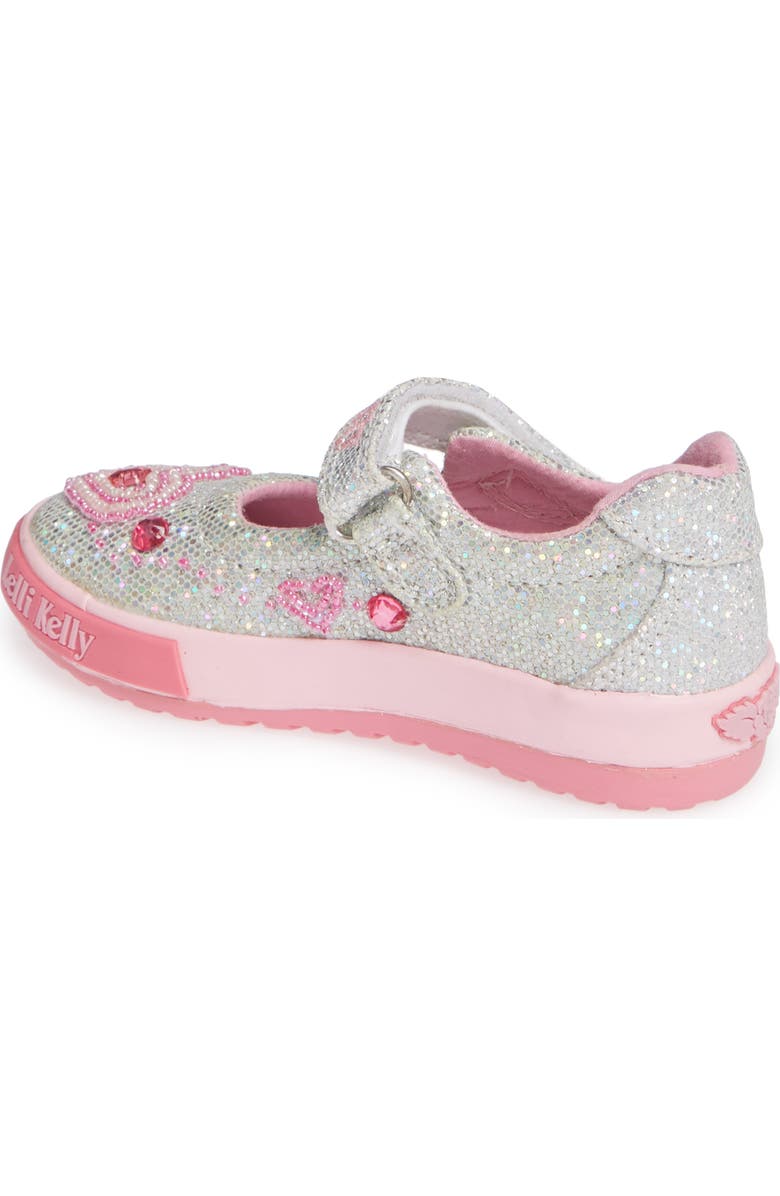 Lelli Kelly Beaded Glitter Mary Jane Sneaker, Alternate, color,