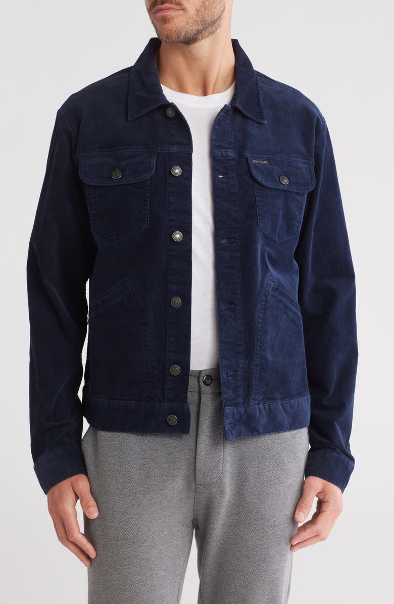 Brooks Brothers Corduroy Trucker Jacket, Main, color, 