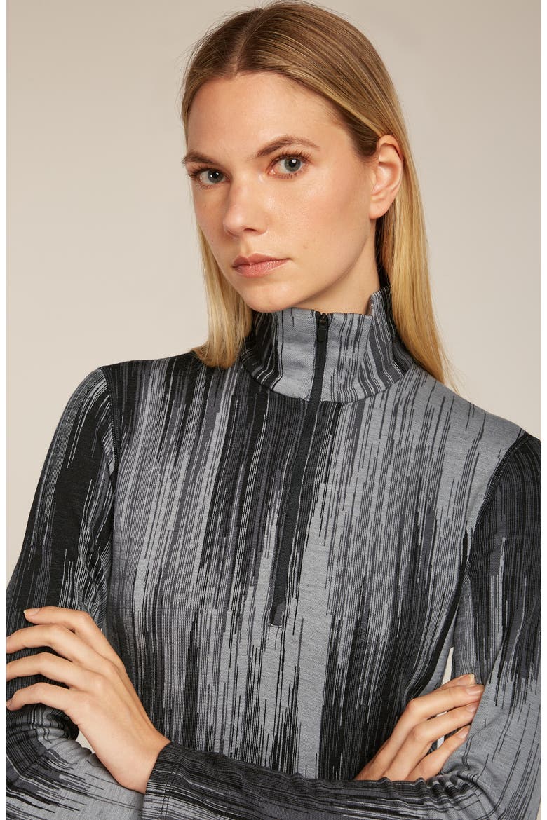 260 Vertex Merin Wool Half Zip Pullover, Alternate, color, BLACK/SNOW/OBSIDIAN/ALLOY
