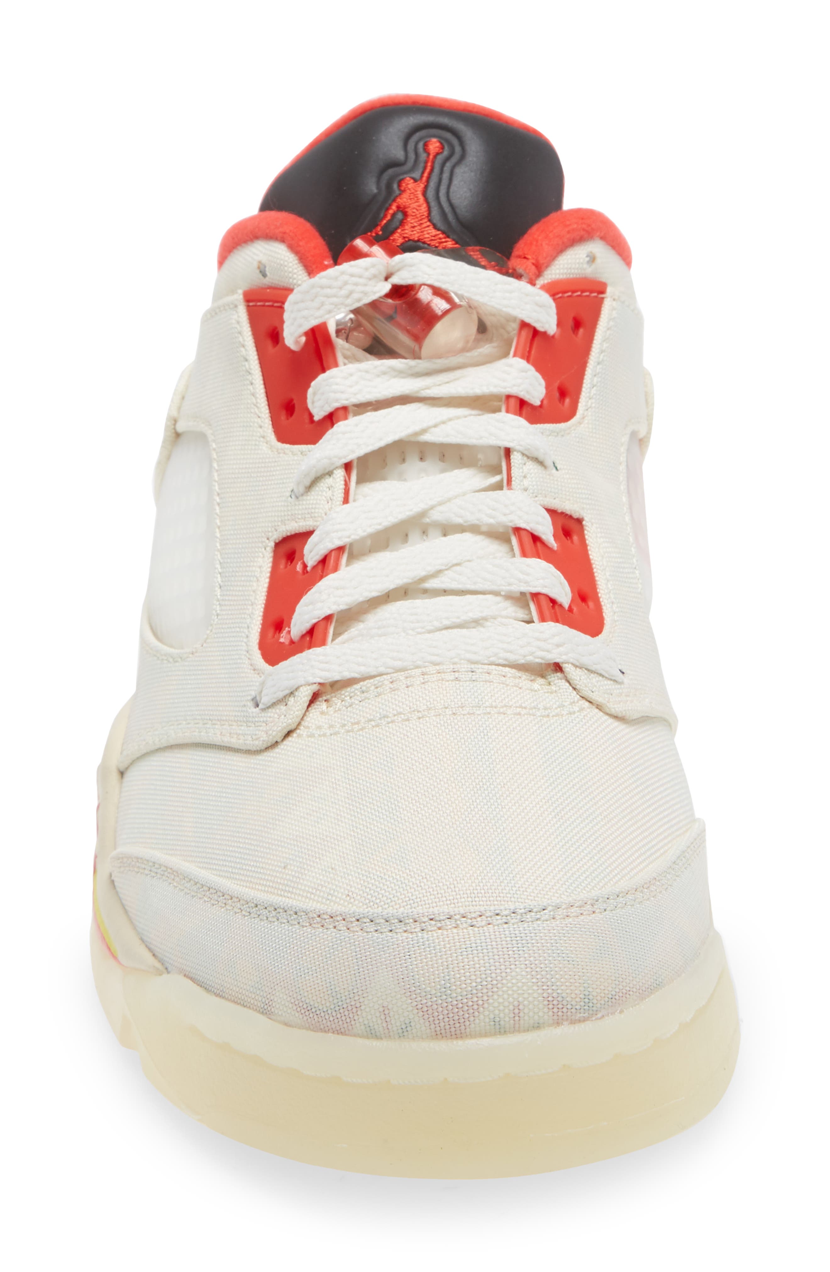 Air Jordan 5 Retro Low Chinese New Year Sneaker, Alternate, color, SAIL/ RED/ YELLOW/ PEARL