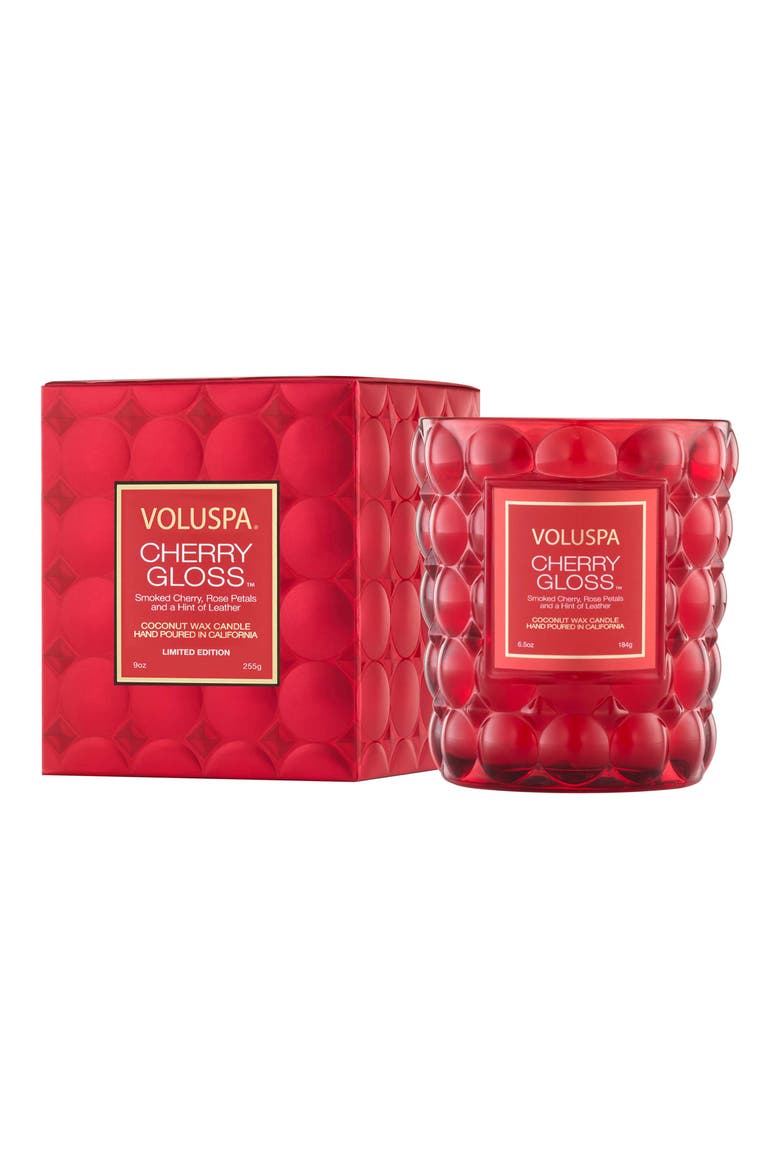 Cherry Gloss Boxed Classic Candle, Main, color, CHERRY GLOSS
