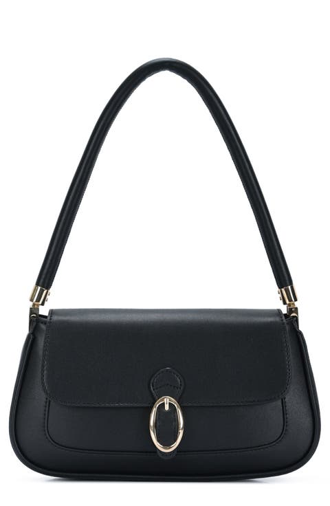 Buckle Flap Shoulder Bag