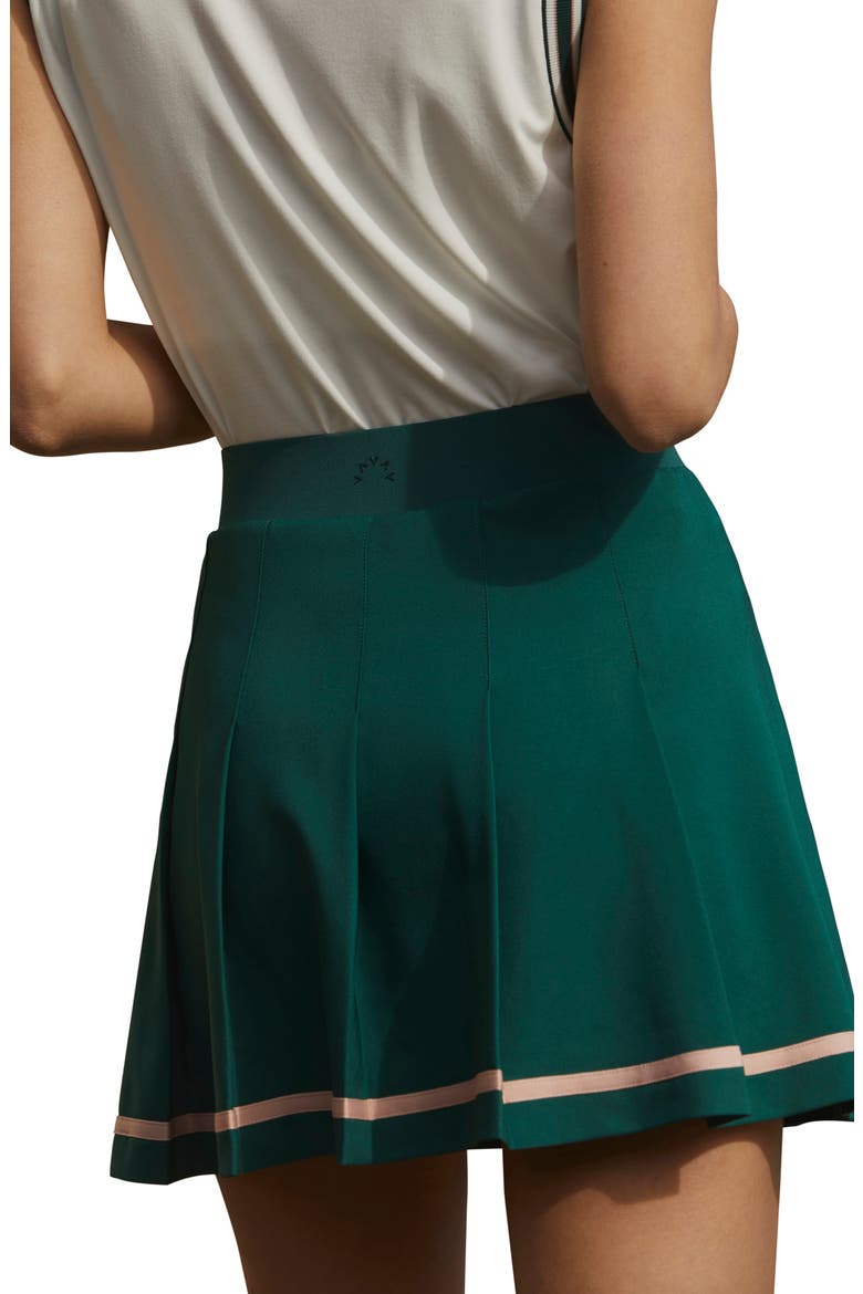 Clarendon Tipped Skort, Alternate, color, FOREST