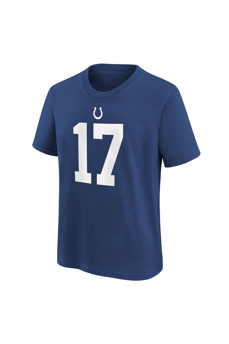 Youth Nike Daniel Jones Royal Indianapolis Colts Player Name & Number T-Shirt, Alternate, color, Royal