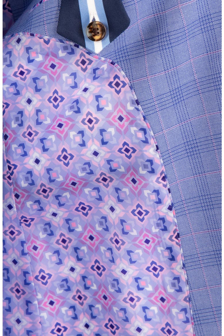 Shadow Plaid Sport Coat, Alternate, color, BLUE
