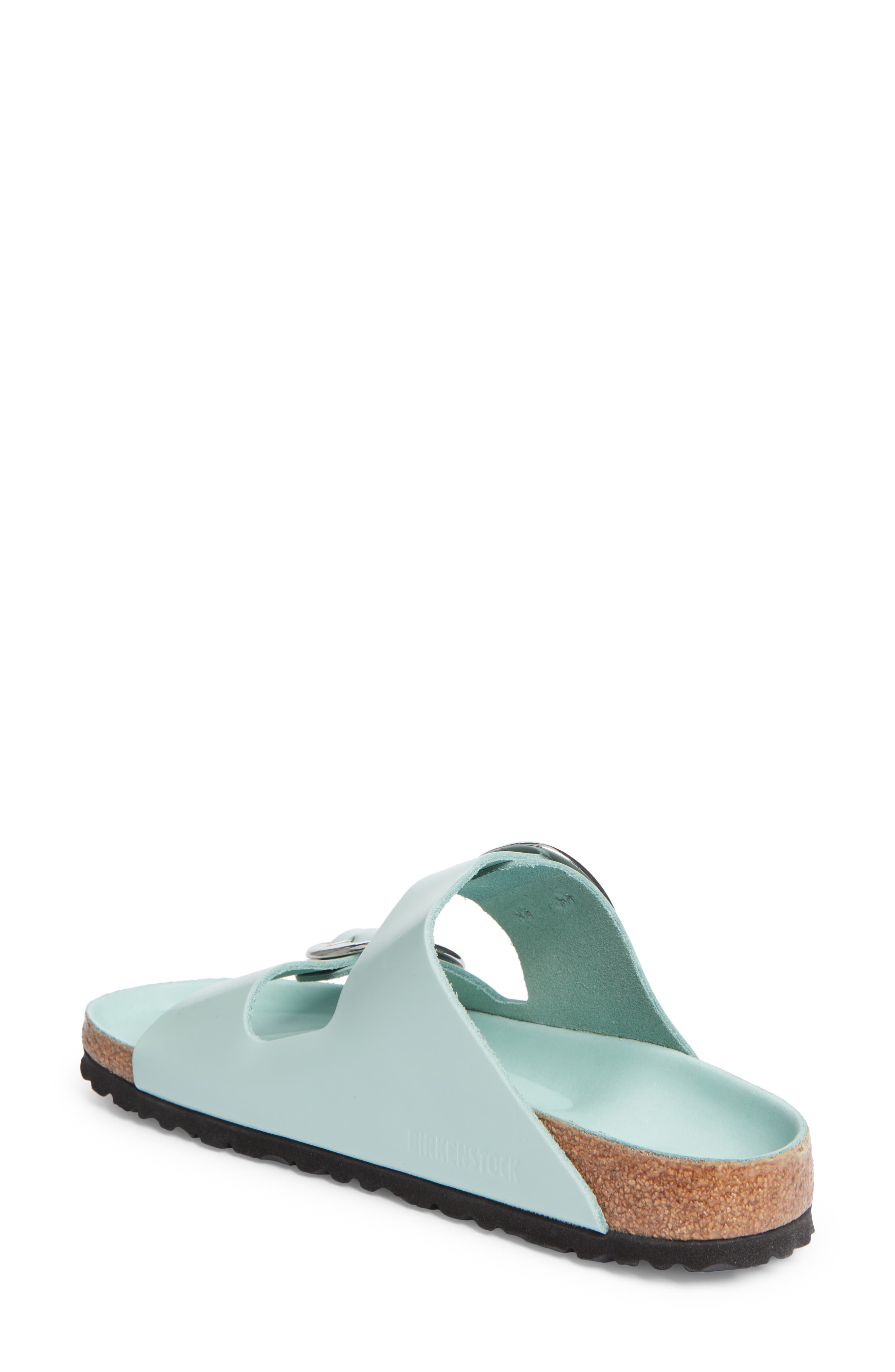 Arizona Big Buckle Slide Sandal, Alternate, color, GREEN