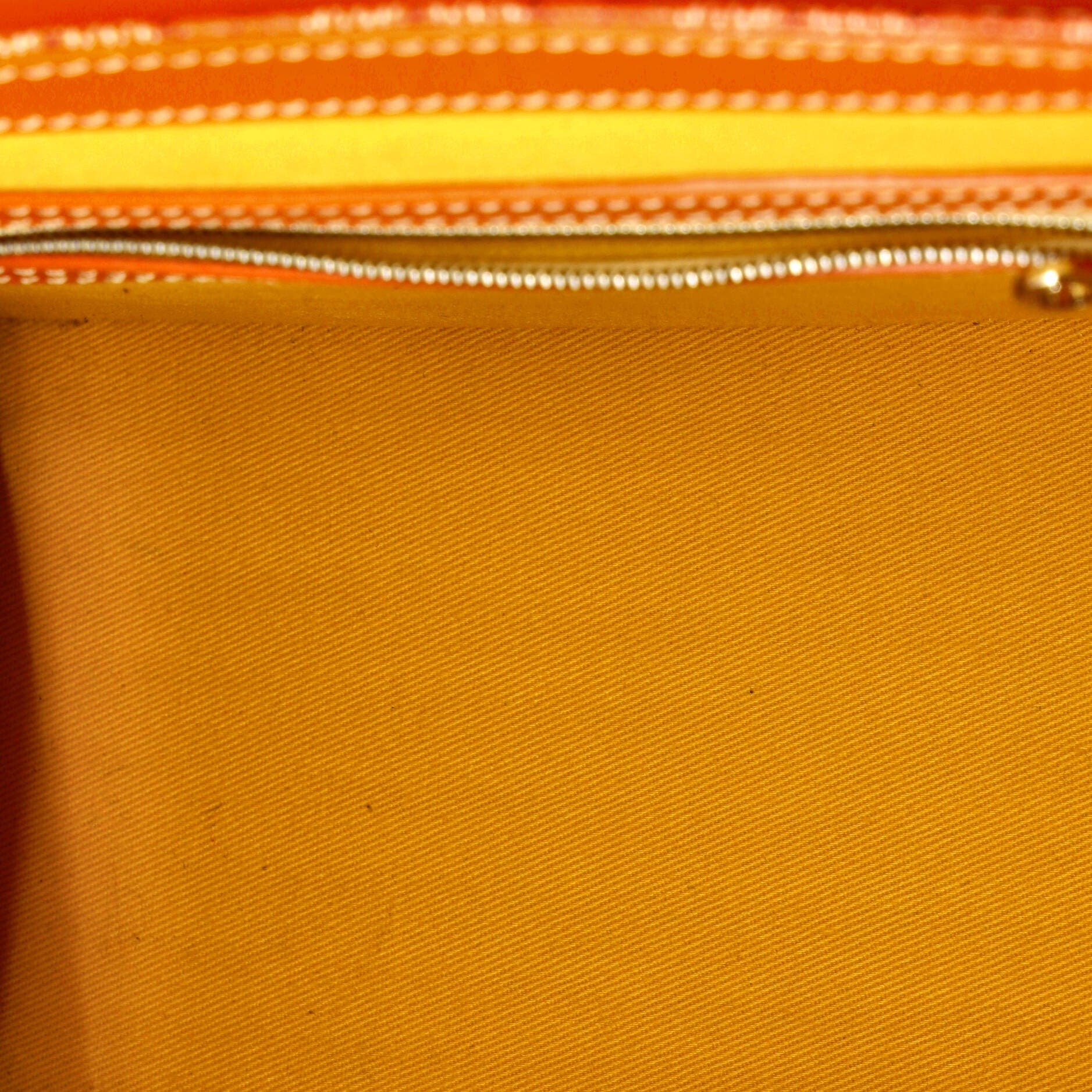 Pre-Owned Goyard Saigon Top Handle Bag Coated Canvas with Leather PM, Alternate, color, Orange
