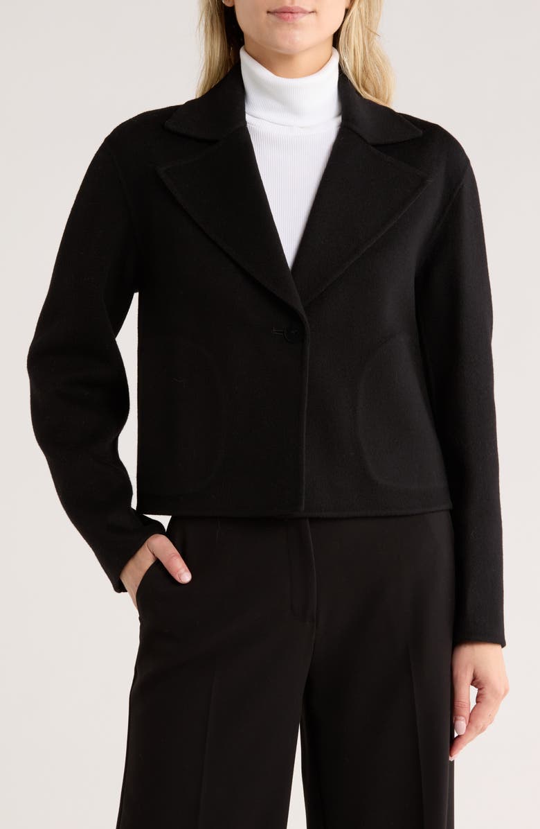 Theory Wool Blend Jacket, Main, color, Black - 001