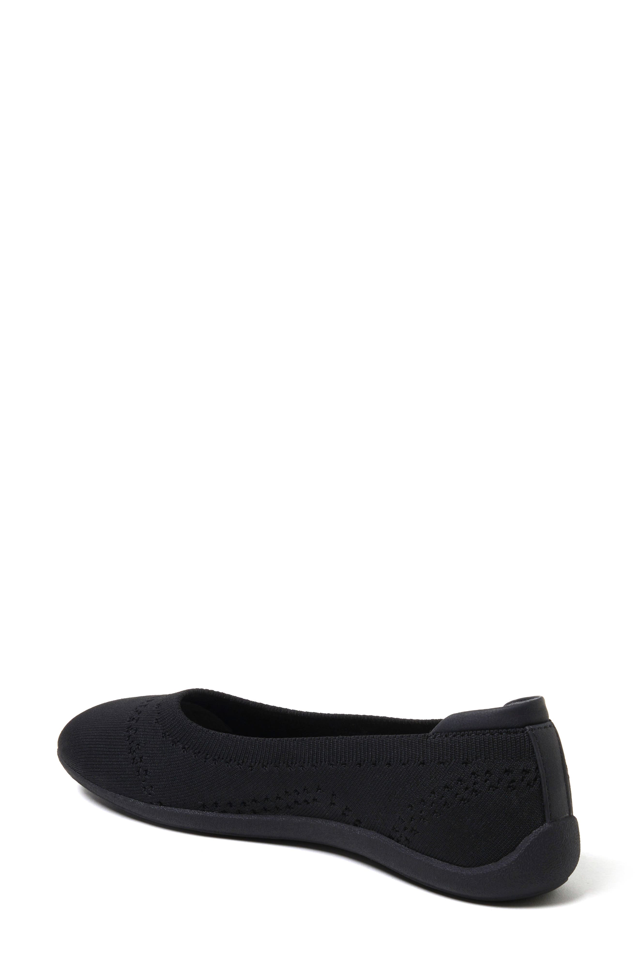 Misty Ballet Flat, Alternate, color, BLACK SOLID
