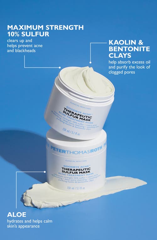 Peter Thomas Roth Goodbye Acne Therapeutic Sulfur Mask