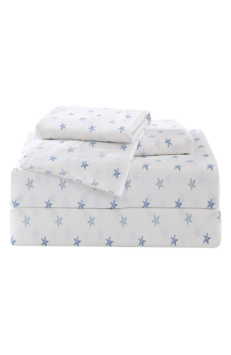 Tommy Bahama Starfish Treasure 4-Piece Sheet Set, Alternate, color, Ocean