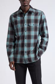 TOM FORD Brushed Check Military Fit Shirt