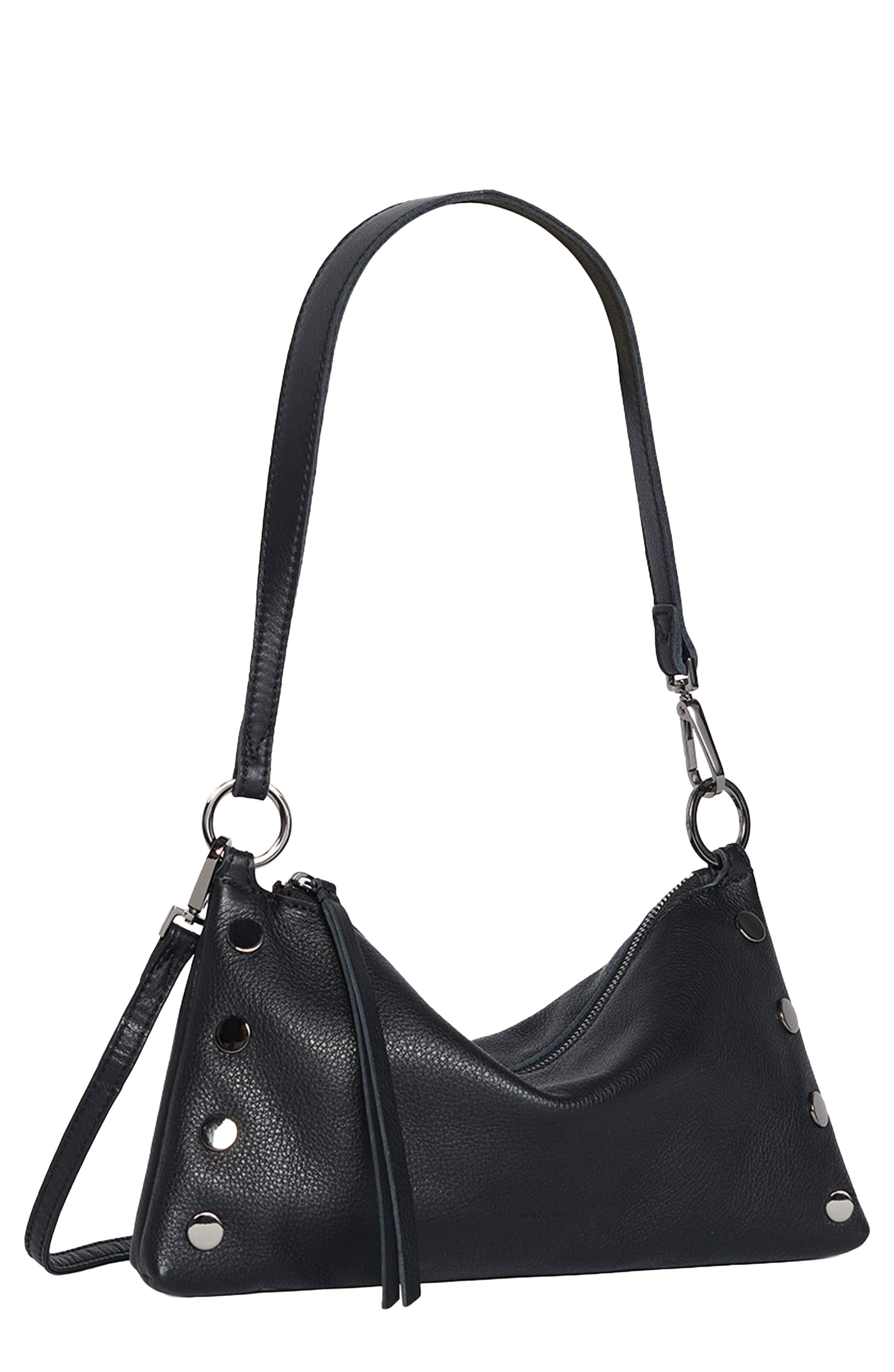 HAMMITT Kyle Shoulder Bag, Alternate, color, Black/ Gunmetal