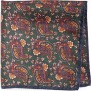 Nordstrom Paisley Silk Pocket Square
