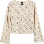 Bobeau Crochet Cardigan