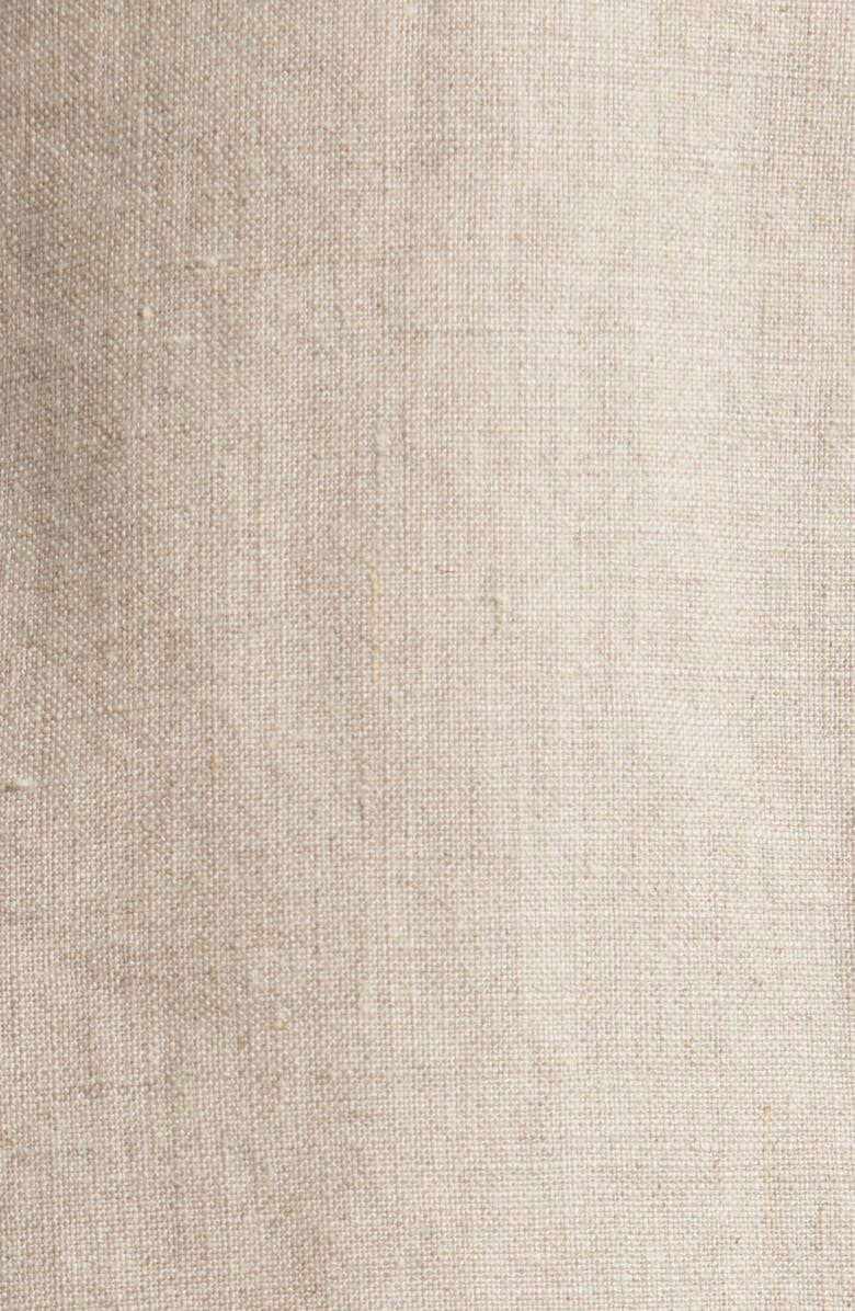 Eileen Fisher High Collar Organic Linen Jacket, Alternate, color, Undyed Natural