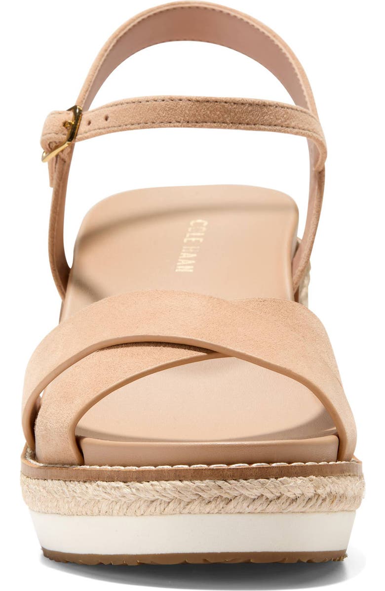 Cole Haan Silvee Espadrille Wedge Sandal, Alternate, color, Tuscan Sand Suede