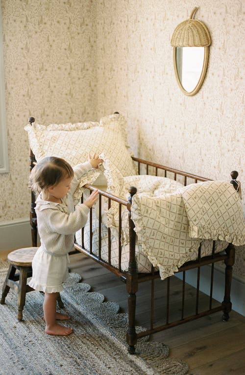 Oilo Organic Cotton Muslin Quilt & Sham Set In Ducks