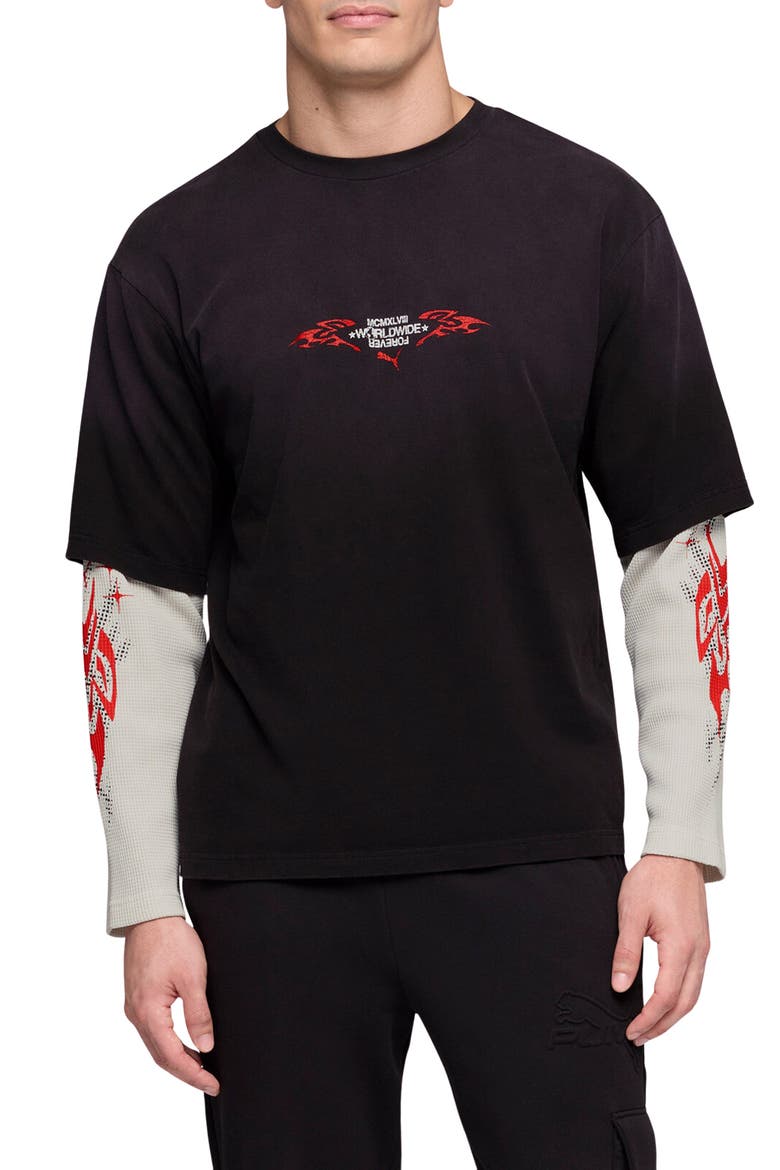 PumaTech X Washed Boxy Long Sleeve T-Shirt (Men) | Nordstrom