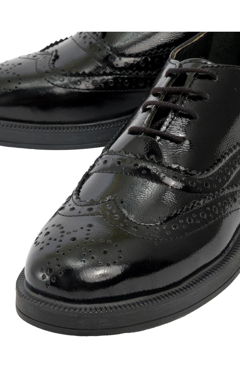 Forever & Always Shoes Avra Leather Oxford, Alternate, color, Black Patent Leather