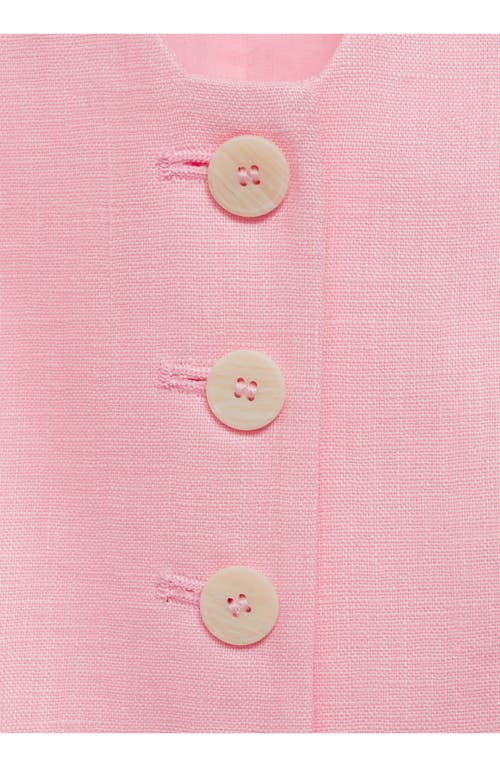 Mango Boreli Linen Vest