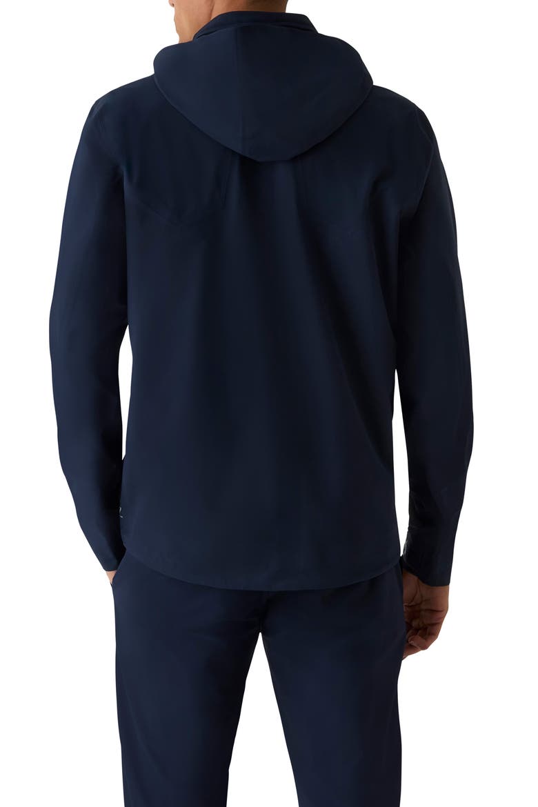 Chenoa Water Resistant Hooded Jacket, Alternate, color, MALTESE BLUE