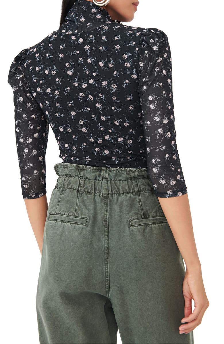 Free People Gather Print Turtleneck, Alternate, color,