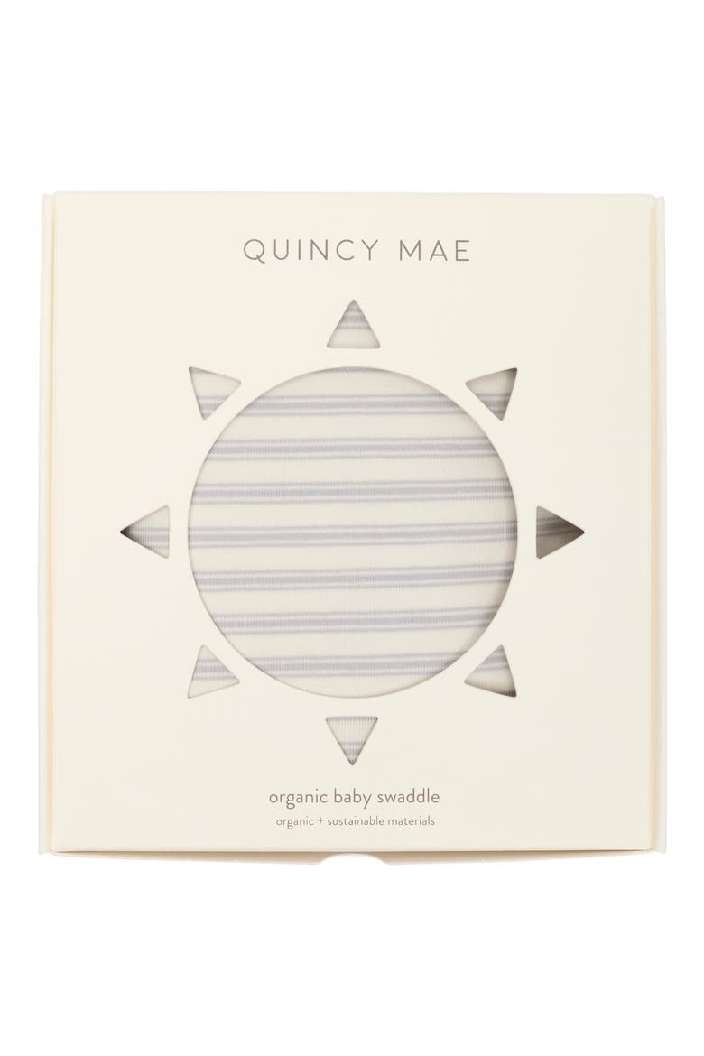 Stretch Organic Cotton Swaddle, Main, color, CLOUD